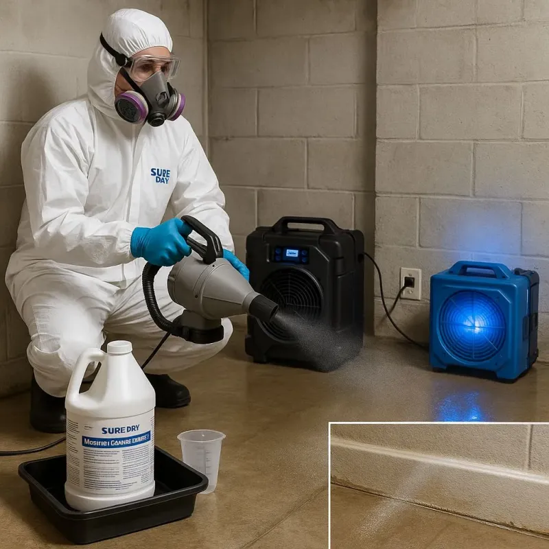 Sanitization and Odor Removal process in Seagraves, TX